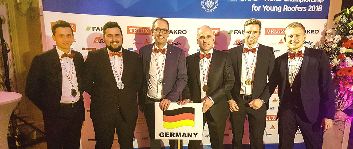 Dachdecker-WM: Das komplette Team Deutschland