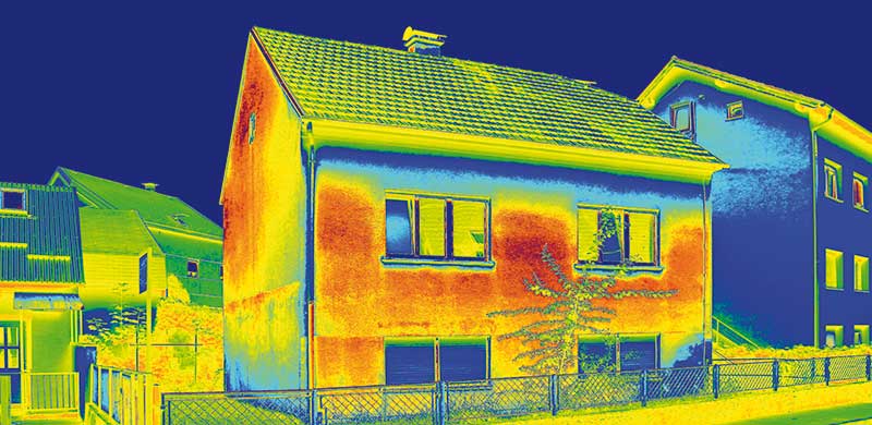 Dachdecker und Zimmerer: Dämmen spart: In Wohngebäuden ist die Raumwärme Energiefresser Nummer eins. 