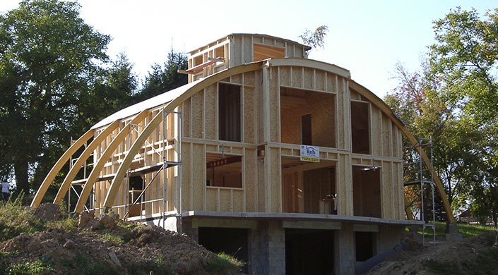 Bild von Holzbau-Haus