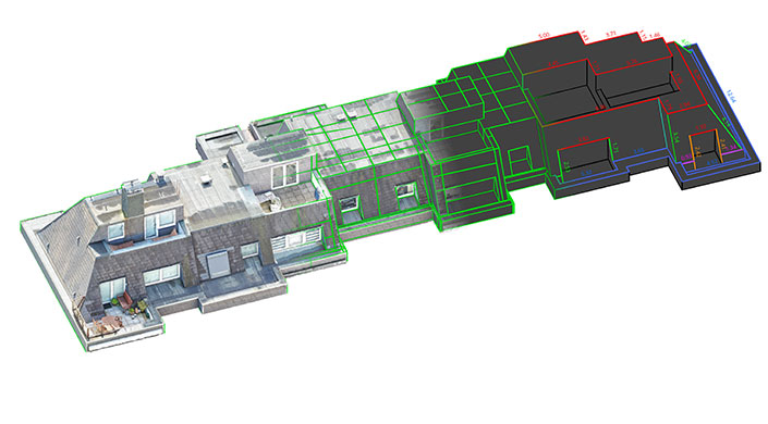 Bild von Gebäude-3D-Modell