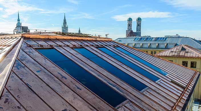 Bild von Kupferdach mit Panoramas München 