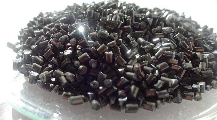 Bild von recycelten EPS-Dämmstoffen als Granulat