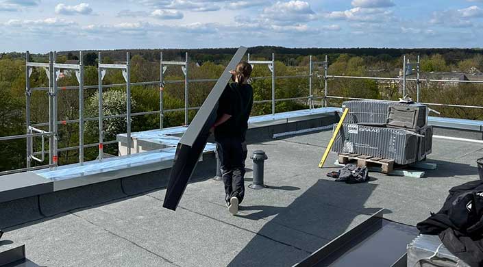 Bild von Linda beim Girls´Day bei Hannover-Dachbau