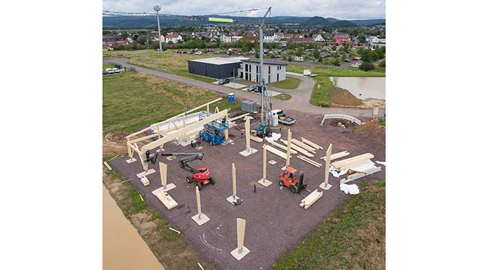 Bild von Baustelle der Oster Dach + Holzbau GmbH