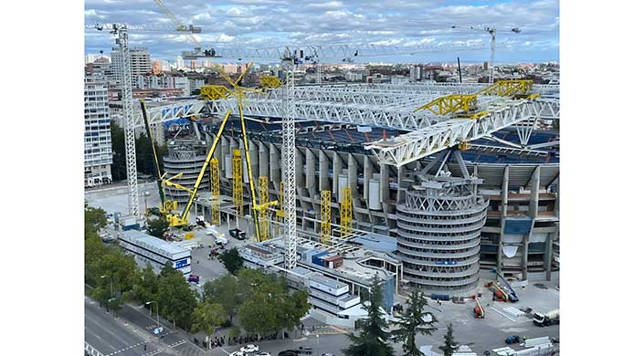 Bild von Grossbaustelle am Real Madrid Stadion