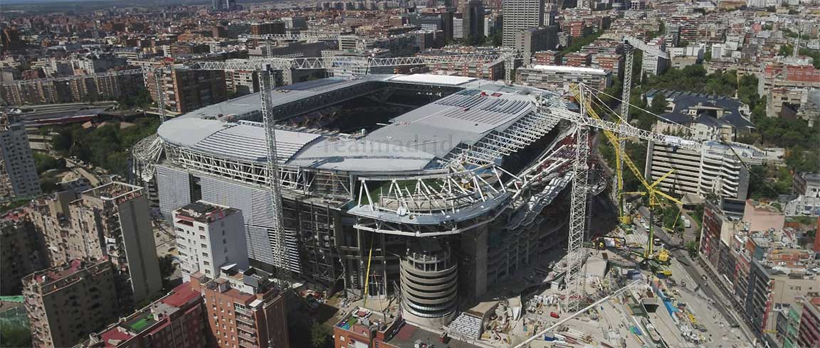 Bild vom Estadio Santiago Bernabéu von Real Madrid