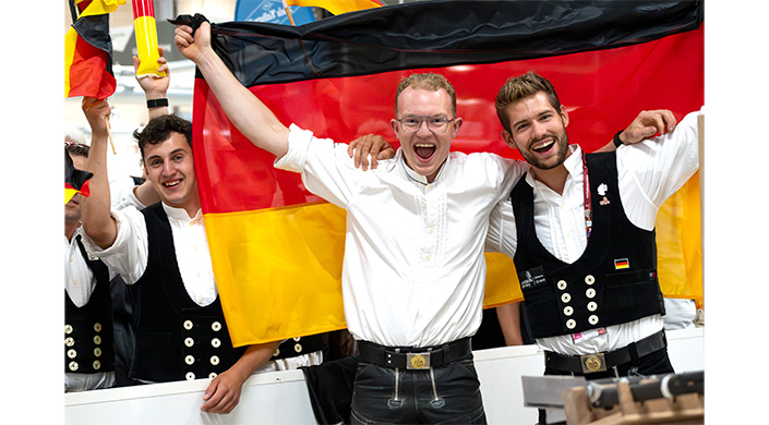 Bild von Linus Großhardt und Alex Bruns bei den EuroSkills 2025