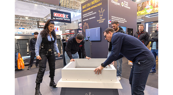 Bild von Sonja Theisen auf dem Kingspan-Stand