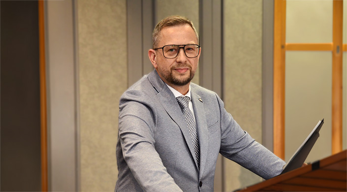 Bild von Geschäftsführer Dirk Sindermann